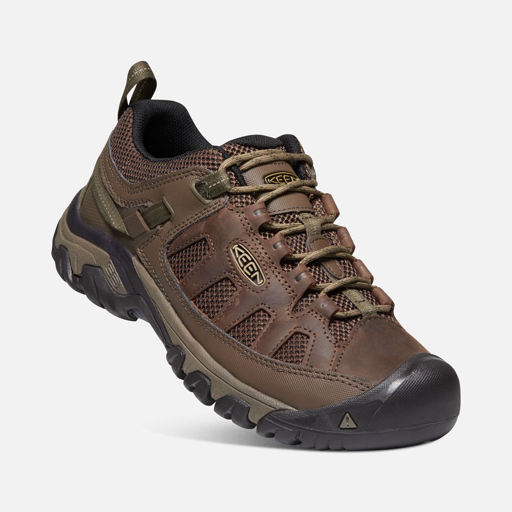 Keen Wandelschoenen Heren Bruin/Zwart - Targhee Vent - 19743-HDYW